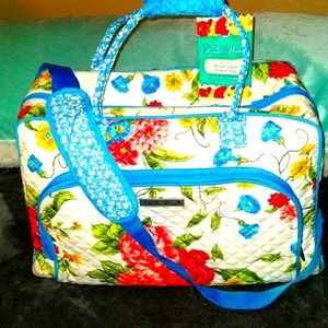 SOLD Rose weekender travel bag, by Pioneer Woman.